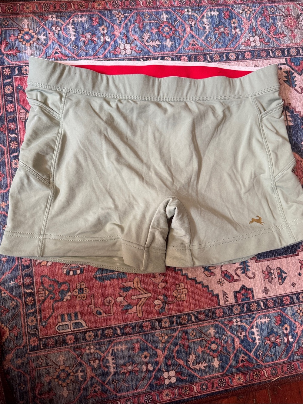 Tracksmith Sage Green Turnover Shorts - 4.5 in